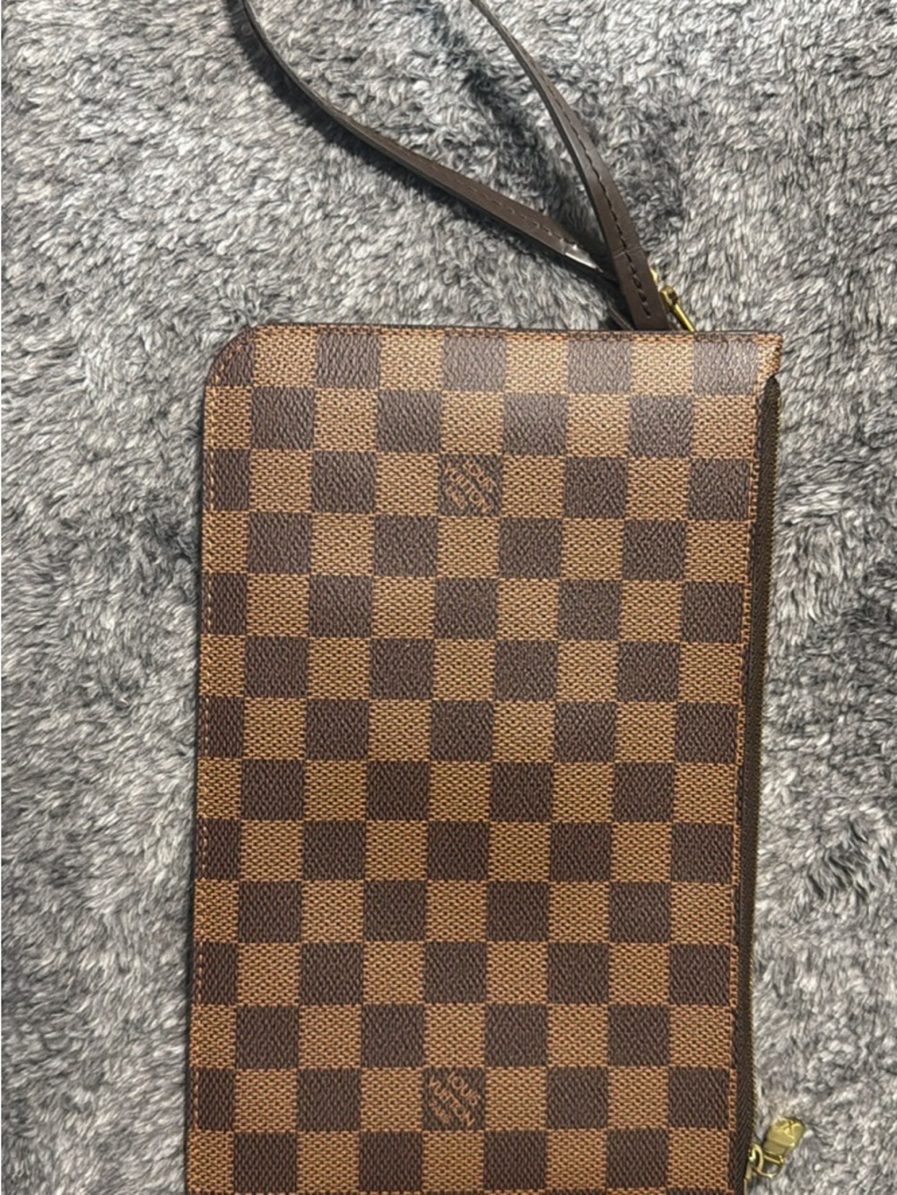 Louis Vuitton Brown Checkered Damier Ebene Tote - Picture 4 of 5